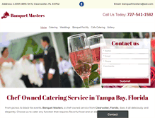 Tablet Screenshot of cateringandbanquetstampabay.com